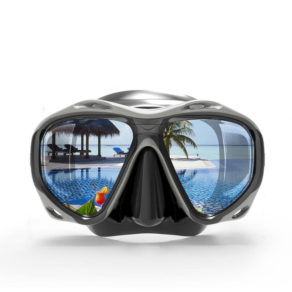 Professional Anti-fog Swimming Goggles with Nose Cover