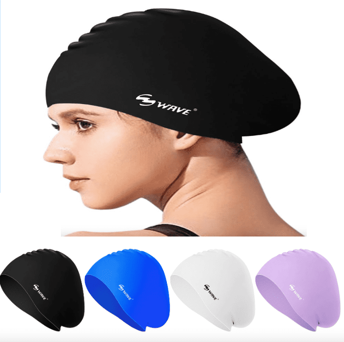 3D Waterproof Silicone Swimming Cap For Women – Borkut